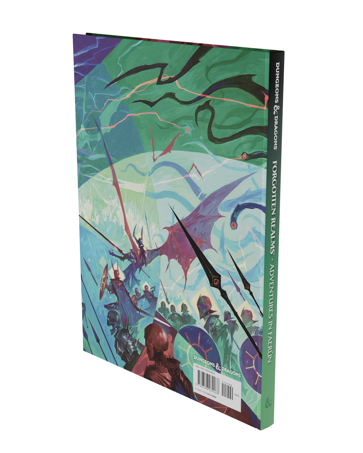D&D Dungeons & Dragons Forgotten Realms Adventures in Faerun Hardcover Alternative Cover