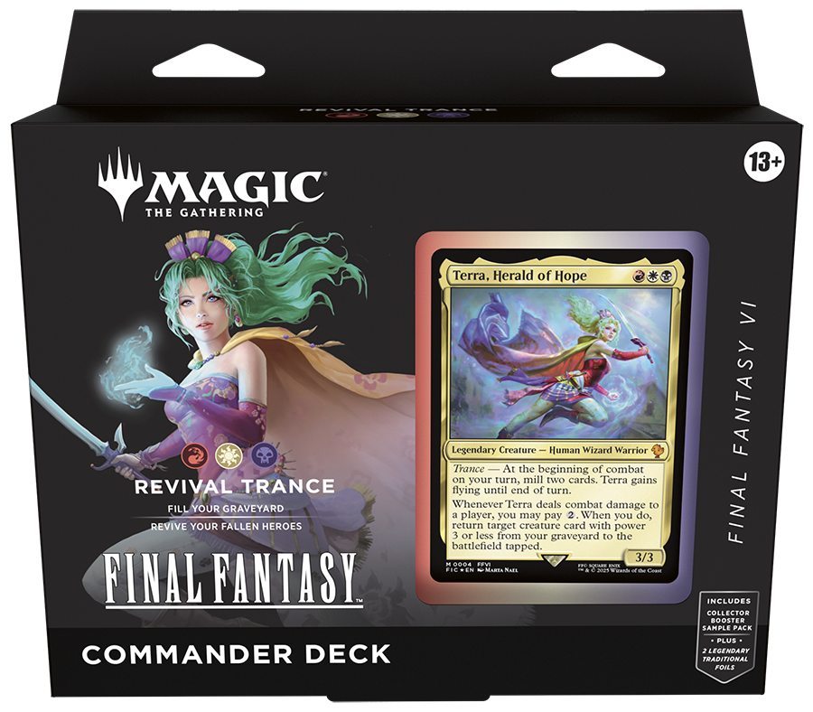 Magic the Gathering Final Fantasy Commander Decks (4 Decks Per Display)