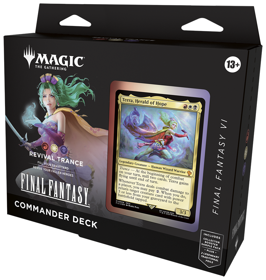 Magic the Gathering Final Fantasy Commander Decks (4 Decks Per Display)