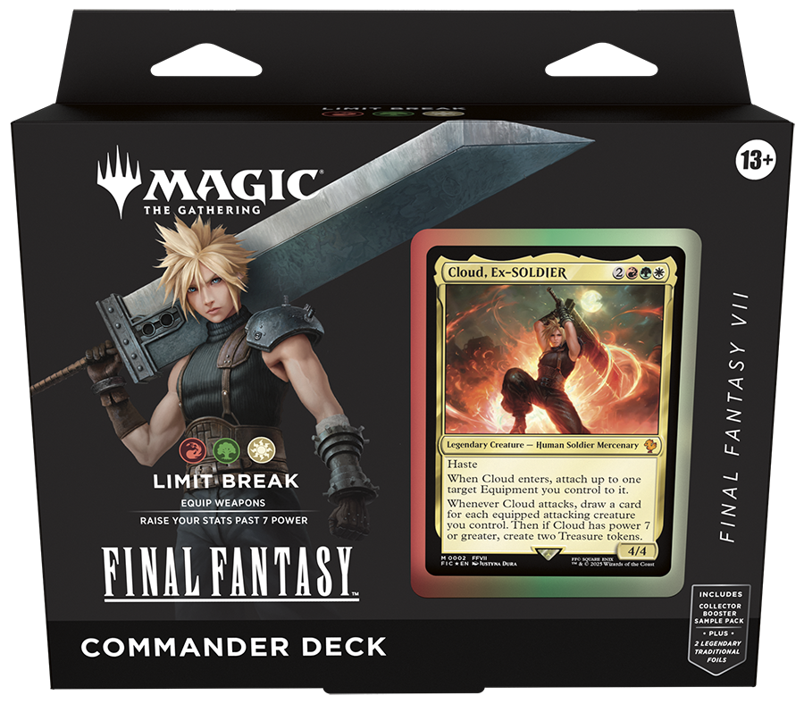 Magic the Gathering Final Fantasy Commander Decks (4 Decks Per Display)