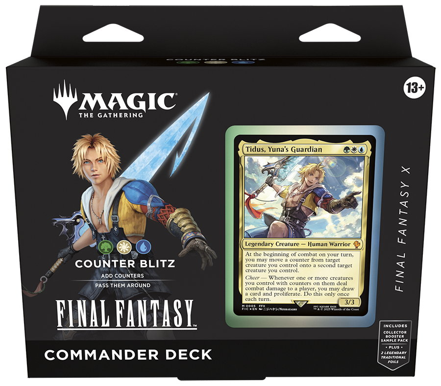 Magic the Gathering Final Fantasy Commander Decks (4 Decks Per Display)