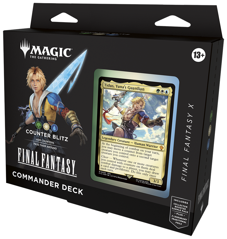 Magic the Gathering Final Fantasy Commander Decks (4 Decks Per Display)