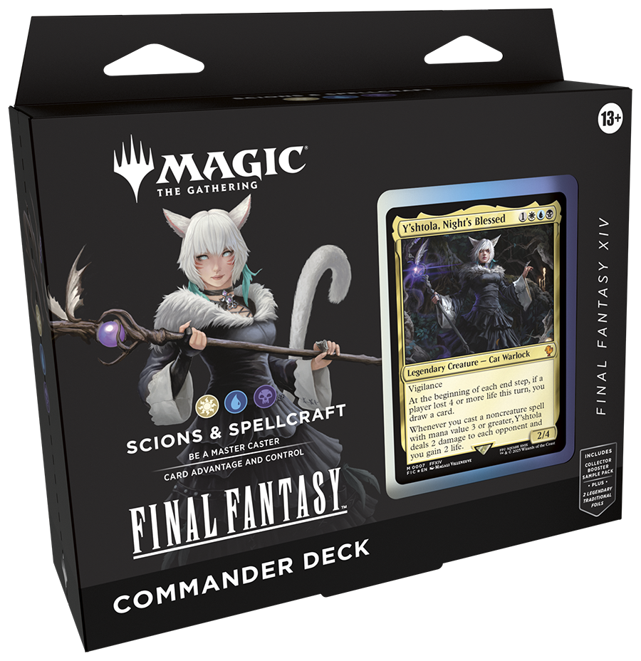 Magic the Gathering Final Fantasy Commander Decks (4 Decks Per Display)