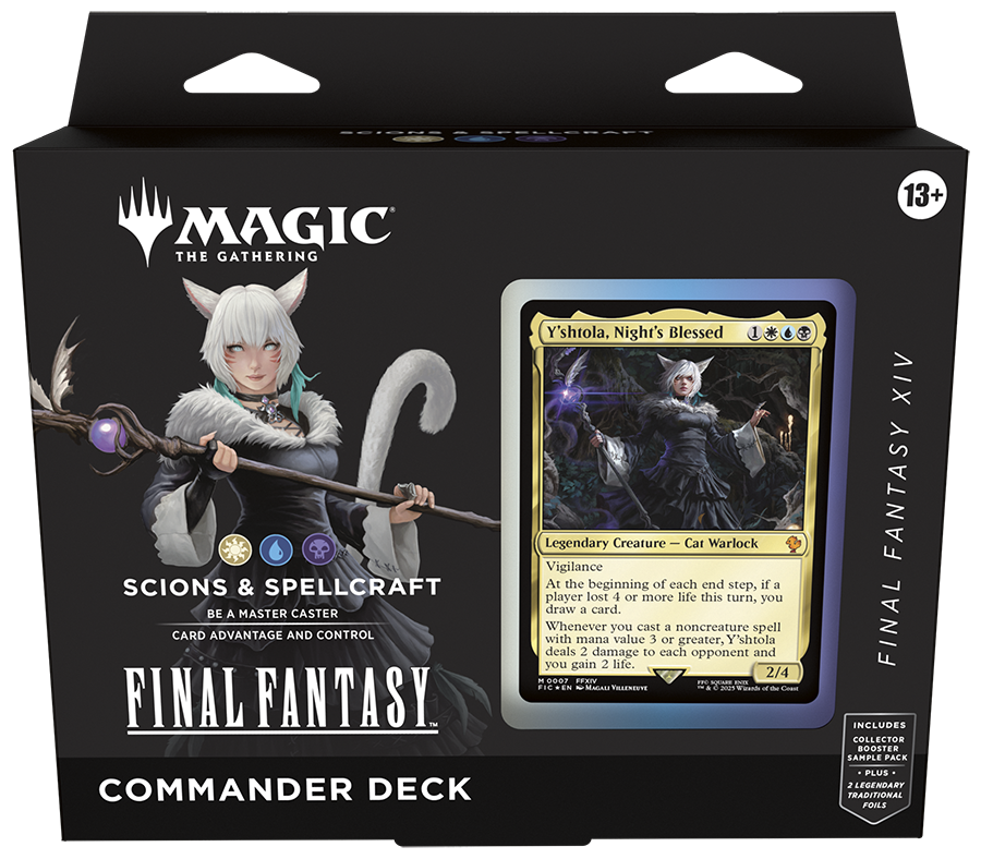 Magic the Gathering Final Fantasy Commander Decks (4 Decks Per Display)