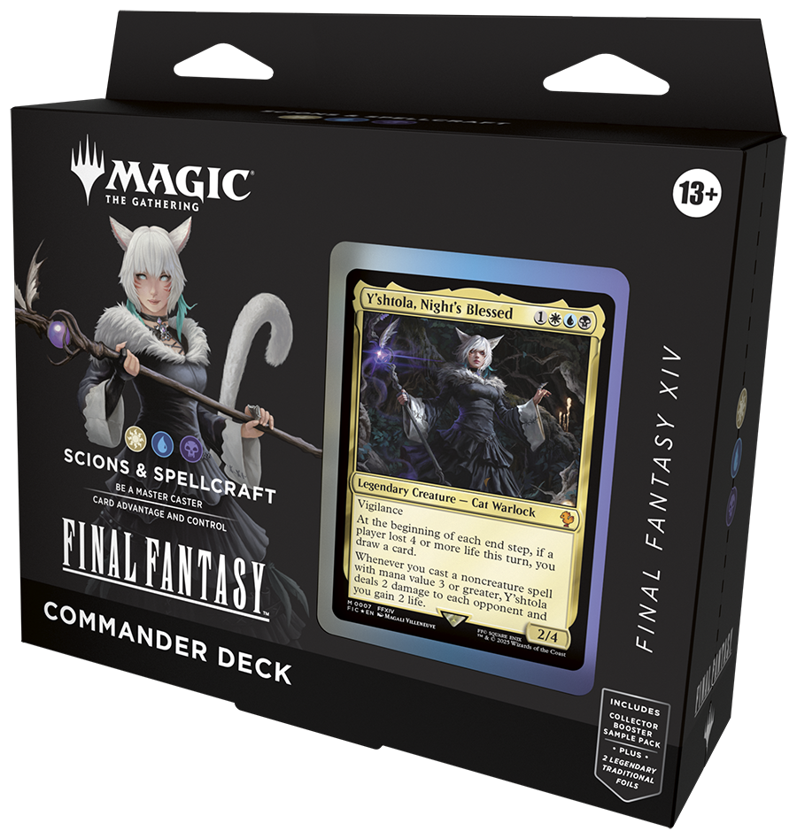 Magic the Gathering Final Fantasy Commander Decks (4 Decks Per Display)