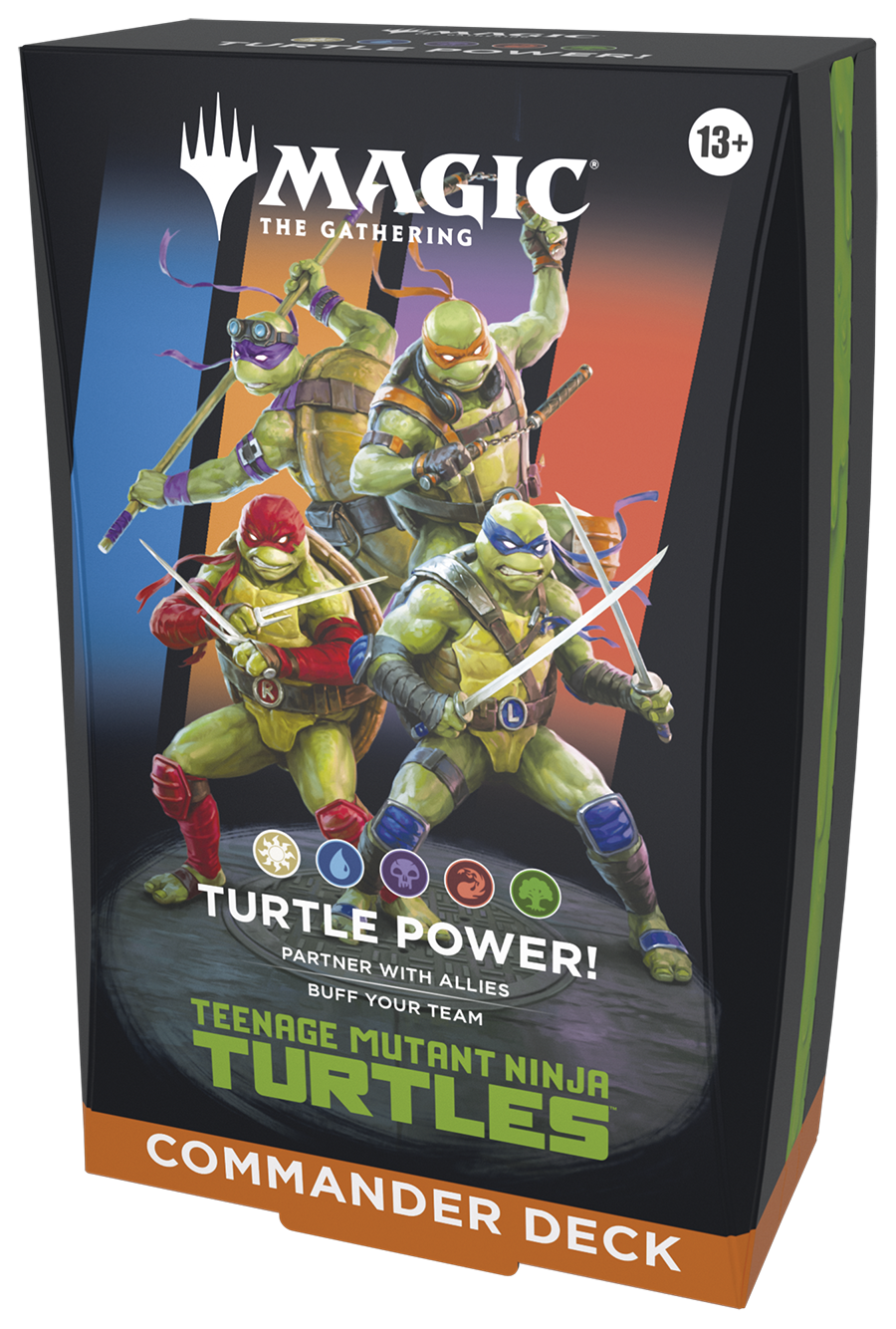 PREORDER Magic the Gathering Teenage Mutant Ninja Turtles Commander Deck Turtle Power