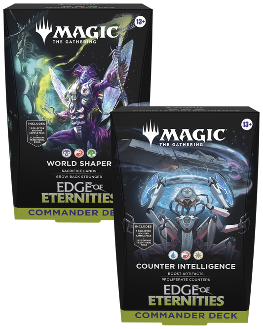 Magic the Gathering Edge of Eternities Commander Decks Combo (2 Pack)