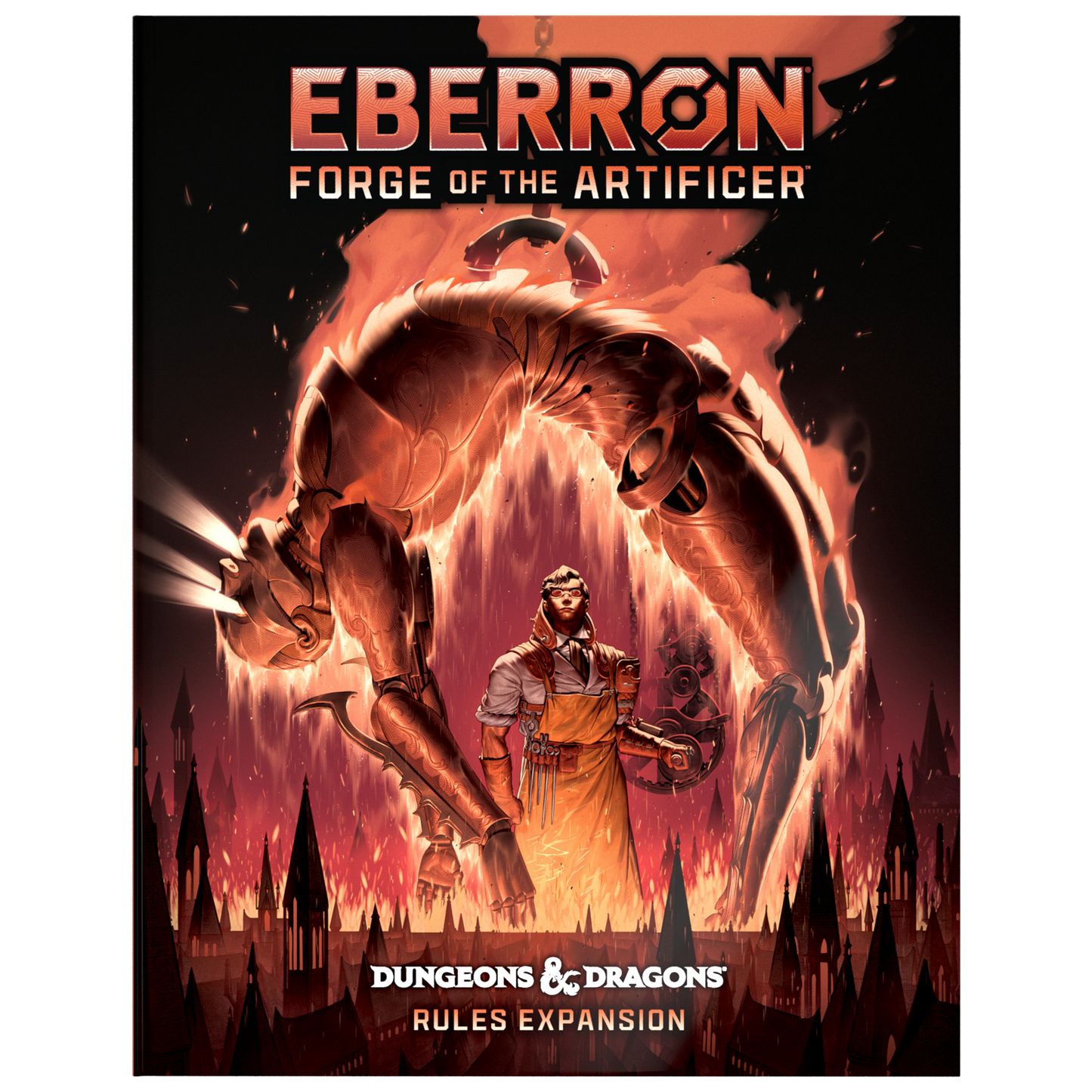 D&D Dungeons & Dragons Eberron Forge of the Artificer Hardcover Alternative Cover