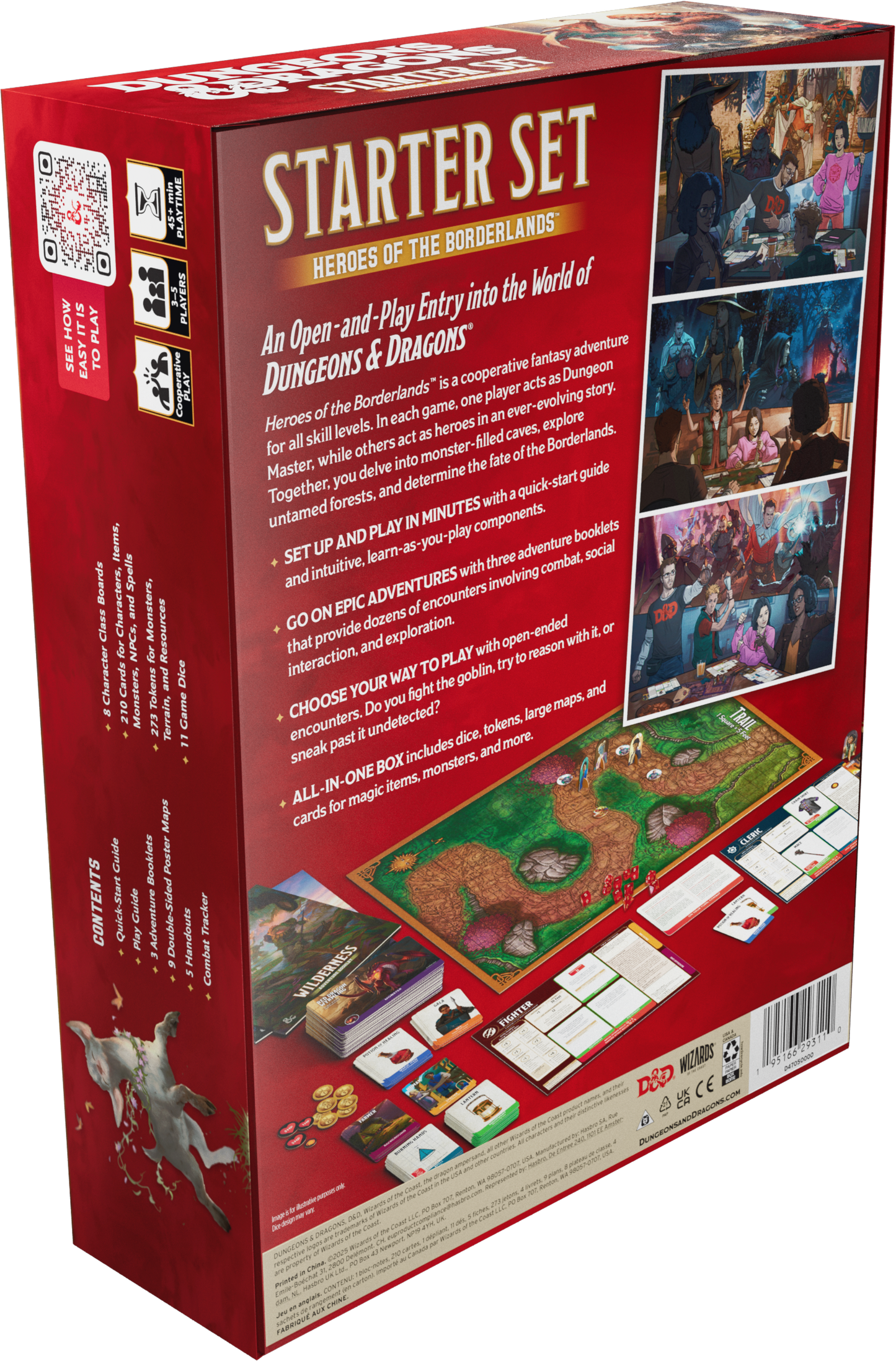 D&D Dungeons & Dragons Starter Set Heroes of the Borderlands