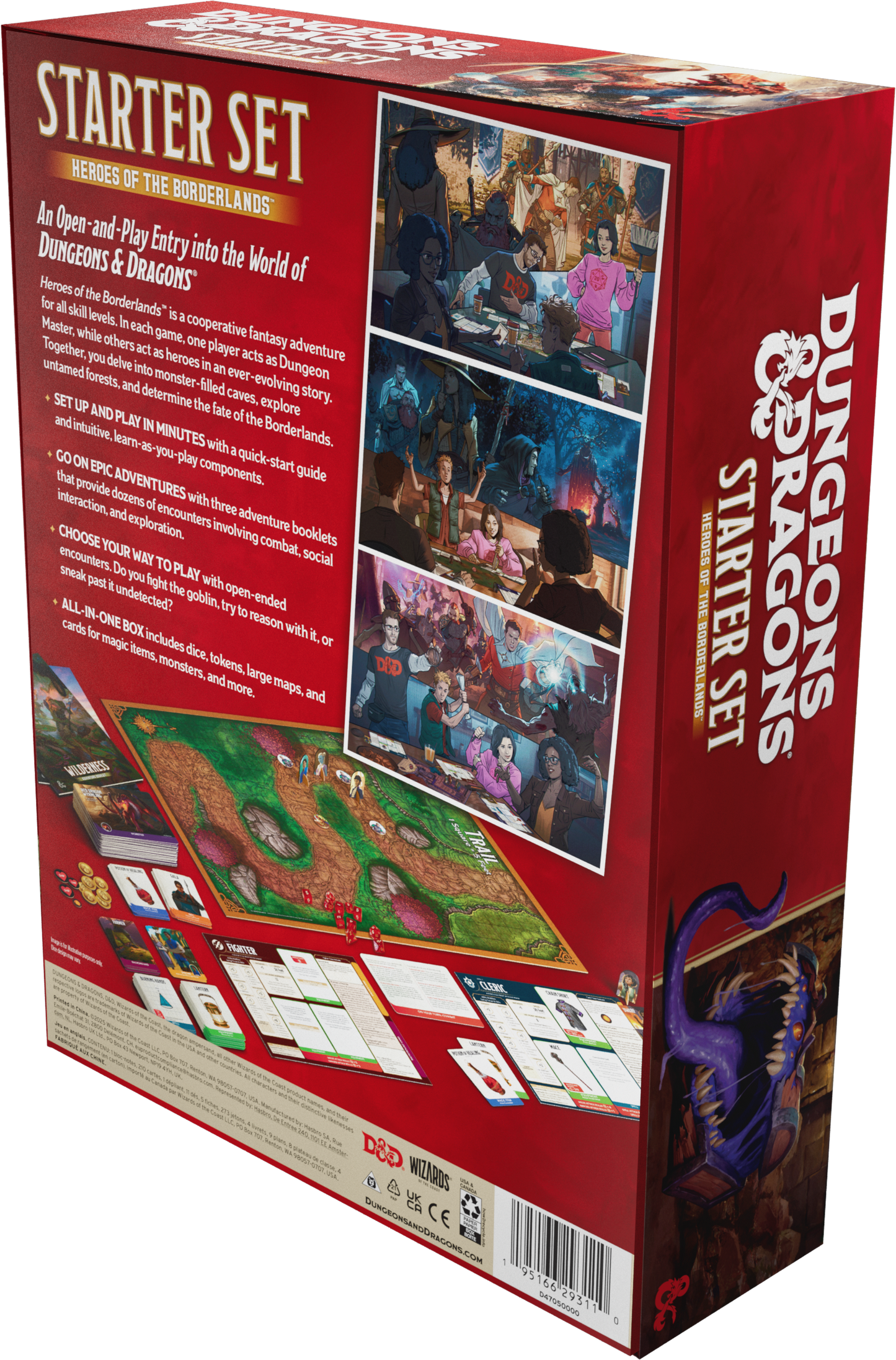 D&D Dungeons & Dragons Starter Set Heroes of the Borderlands