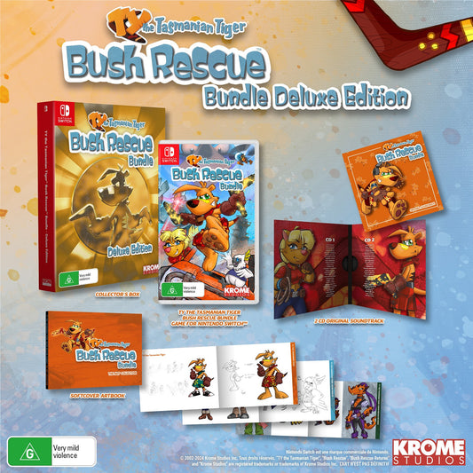 SWI TY The Tasmanian Tiger: Bush Rescue Bundle - Deluxe Edition - Cleric's Crypt