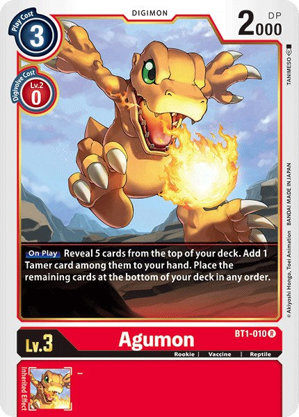 Agumon - BT1-010 [BT01-03A - BT1-010 R]