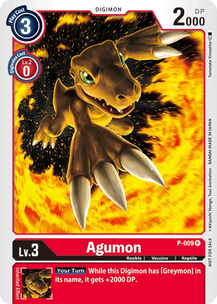 Agumon - P-009 [D-PR - P-009 P]