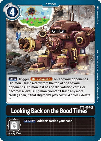 Looking Back on the Good Times [BT01-03A - BT3-107 U]