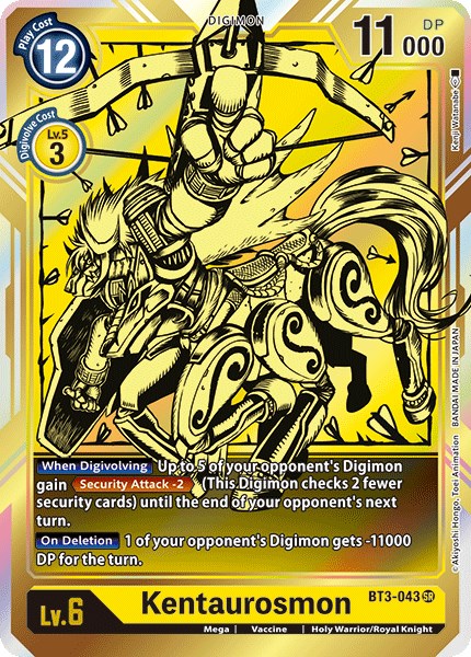 Kentaurosmon (Alternate Art) [BT01-03A - BT3-043 SR]