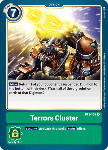 Terrors Cluster [BT01-03A - BT2-102 R]