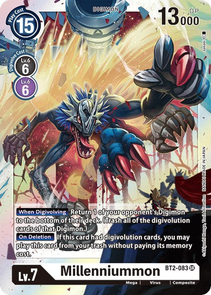 Millenniummon [BT01-03A - BT2-083 SR]
