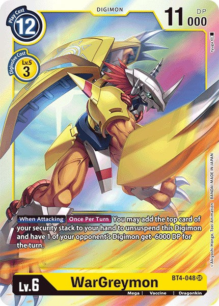 WarGreymon [BT04 - BT4-048 SR]