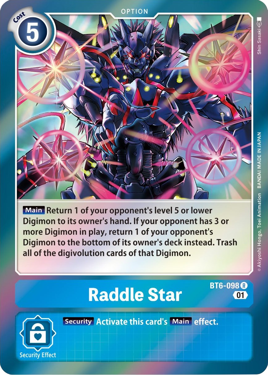 Raddle Star [BT06 - BT6-098 R]