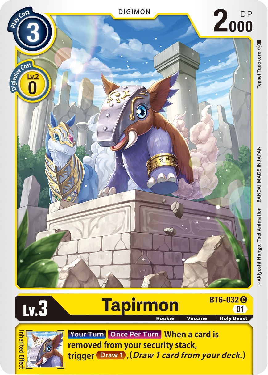 Tapirmon [BT06 - BT6-032 C]