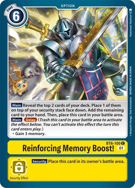 Reinforcing Memory Boost! [BT06 - BT6-100 C]