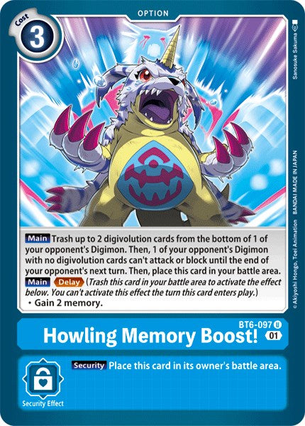 Howling Memory Boost! [BT06 - BT6-097 U]