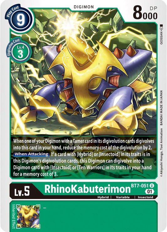 Rhinokabuterimon [BT07 - BT7-051 U]