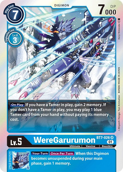 WereGarurumon [BT07 - BT7-026 SR]