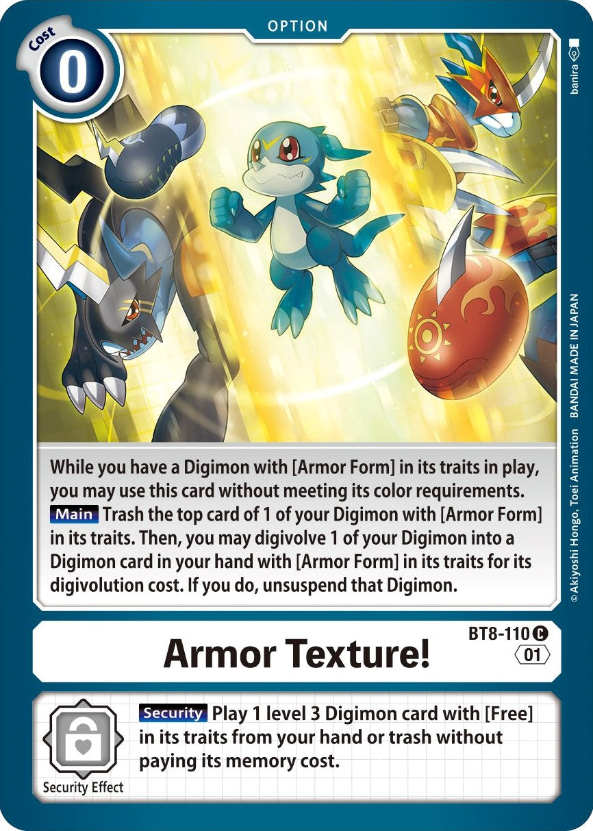 Armor Texture! [BT08 - BT8-110 C]