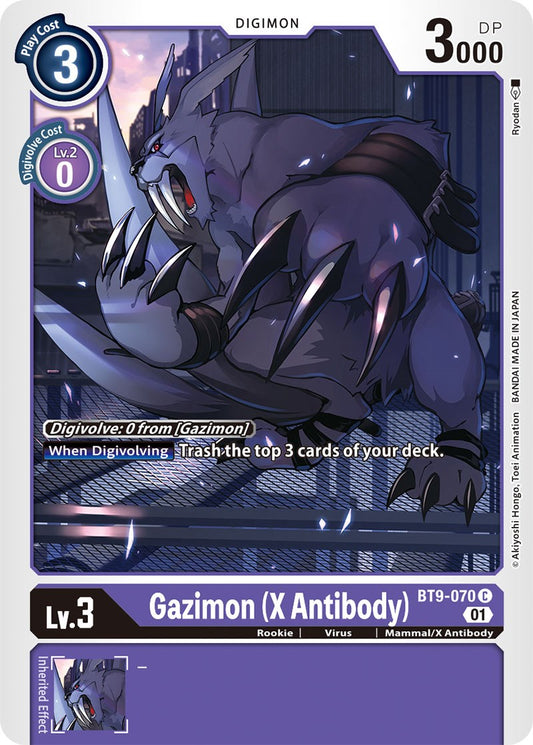 Gazimon (X Antibody) [BT09 - BT9-070 C]