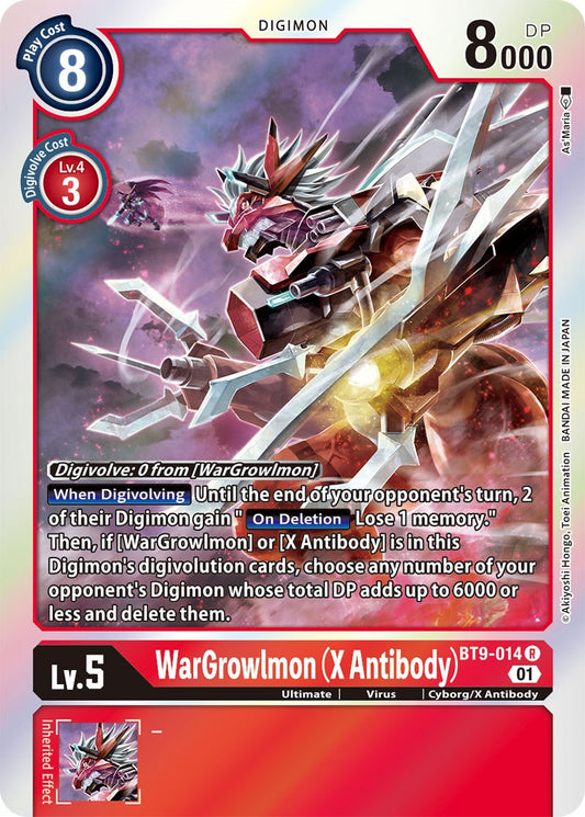 WarGrowlmon (X Antibody) [BT09 - BT9-014 R]