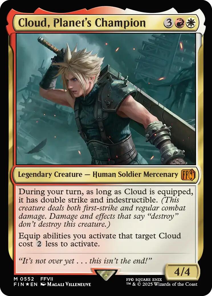 Cloud, Planet's Champion [FIN - 552]