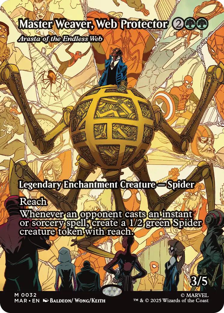 Master Weaver, Web Protector - Arasta of the Endless Web (Borderless) [MAR - 32]