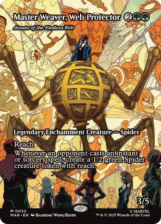 Master Weaver, Web Protector - Arasta of the Endless Web (Borderless) [MAR - 32]