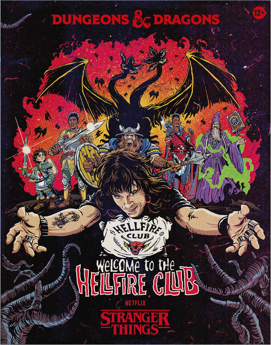 D&D Dungeons & Dragons Stranger Things Welcome to the Hellfire Club
