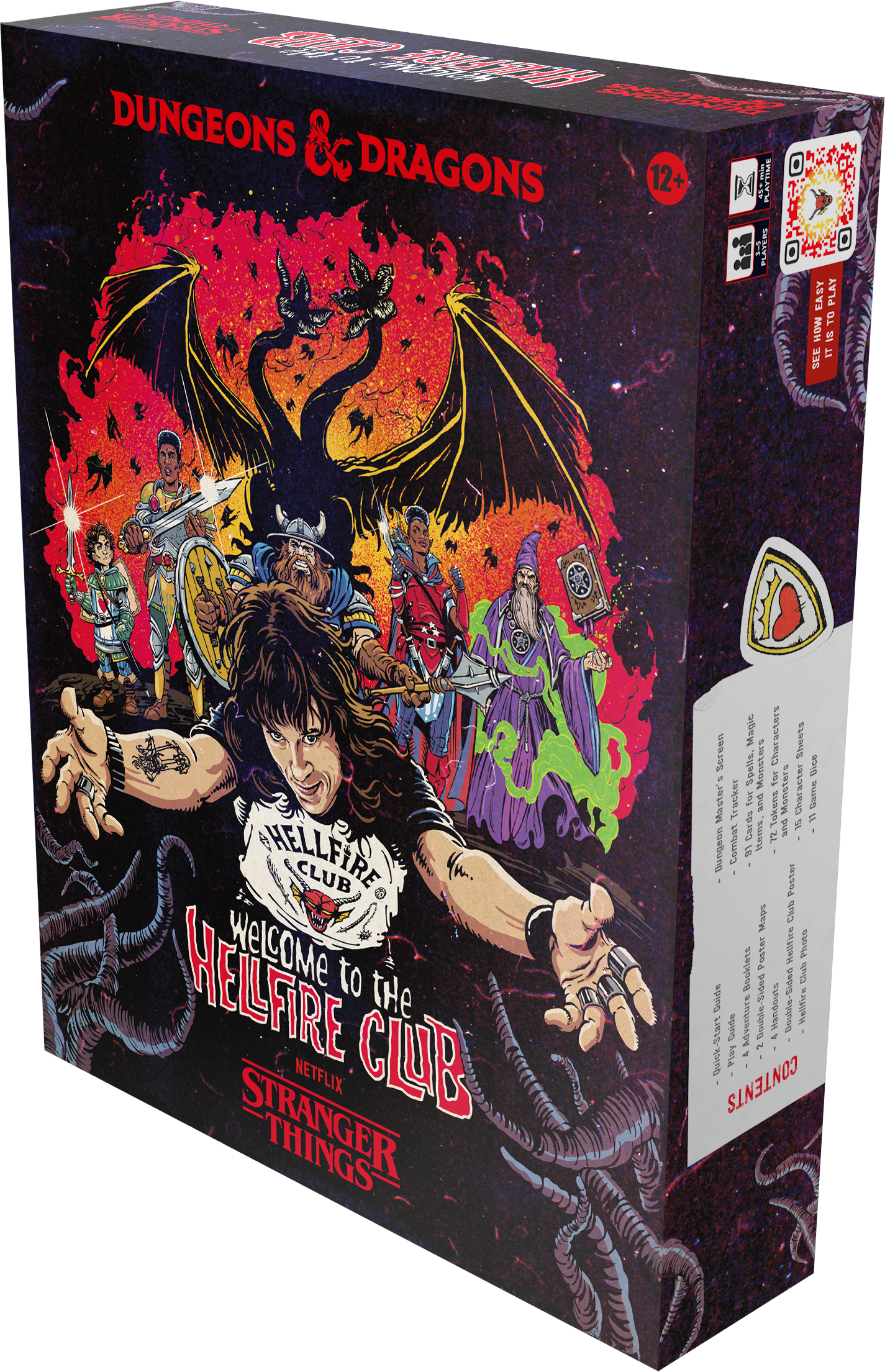 D&D Dungeons & Dragons Stranger Things Welcome to the Hellfire Club