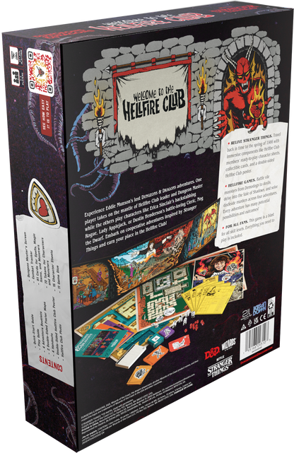 D&D Dungeons & Dragons Stranger Things Welcome to the Hellfire Club