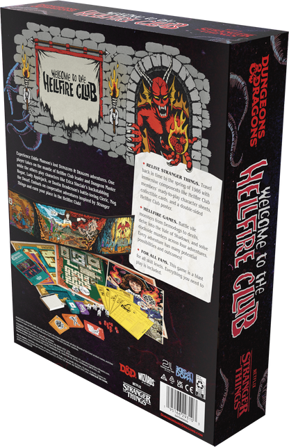 D&D Dungeons & Dragons Stranger Things Welcome to the Hellfire Club