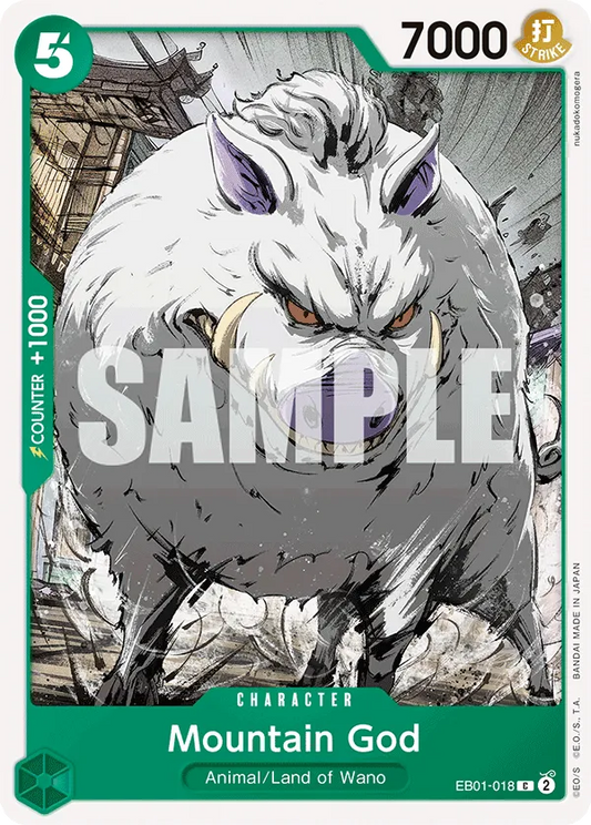 Mountain God (EB01-018) Extra Booster: Memorial Collection - Cleric's Crypt