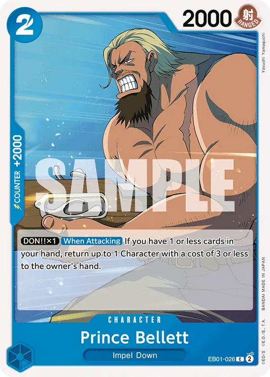 Prince Bellett (EB01-026) Extra Booster: Memorial Collection - Cleric's Crypt