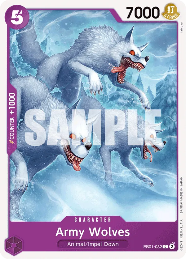 Army Wolves (EB01-032) Extra Booster: Memorial Collection - Cleric's Crypt