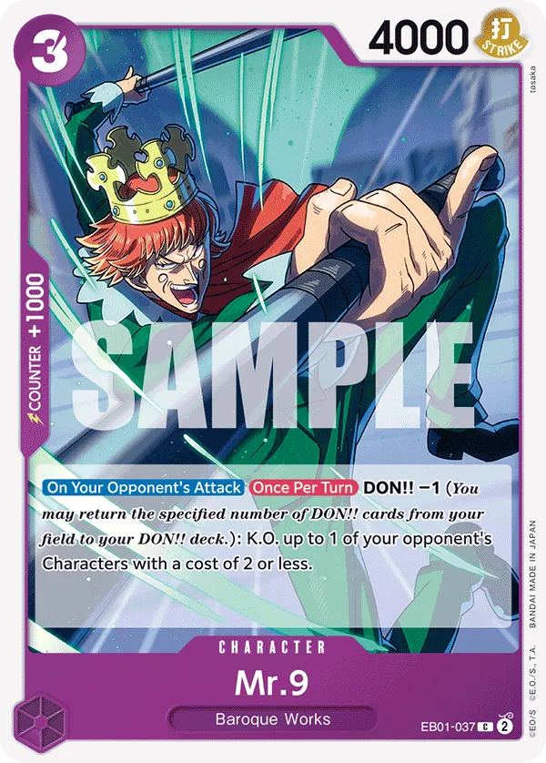 Mr. 9 (EB01-037) Extra Booster: Memorial Collection - Cleric's Crypt