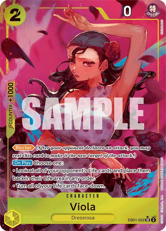 Viola (EB01-052) (Parallel) Extra Booster: Memorial Collection - Cleric's Crypt