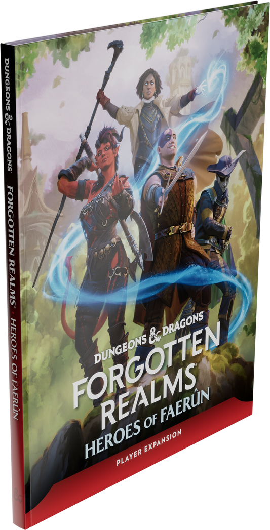 D&D Dungeons & Dragons Forgotten Realms Heroes of Faerun Player Expansion Hardcover