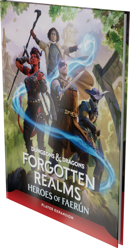 D&D Dungeons & Dragons Forgotten Realms Heroes of Faerun Player Expansion Hardcover