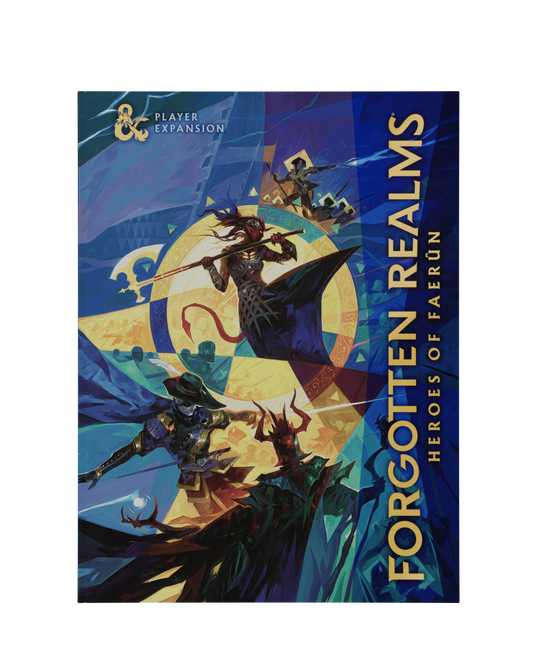 D&D Dungeons & Dragons Forgotten Realms Heroes of Faerun Player Expansion Hardcover Alternative Cover