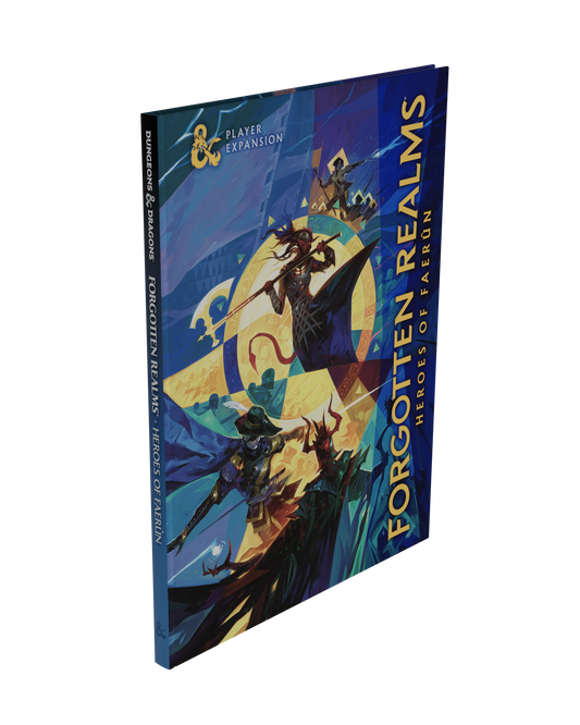 D&D Dungeons & Dragons Forgotten Realms Heroes of Faerun Player Expansion Hardcover Alternative Cover