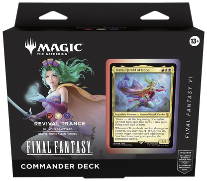 Magic the Gathering Final Fantasy Commander Decks (4 Decks Per Display)