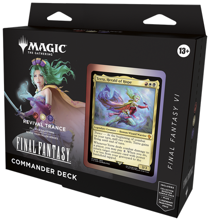 Magic the Gathering Final Fantasy Commander Decks (4 Decks Per Display)