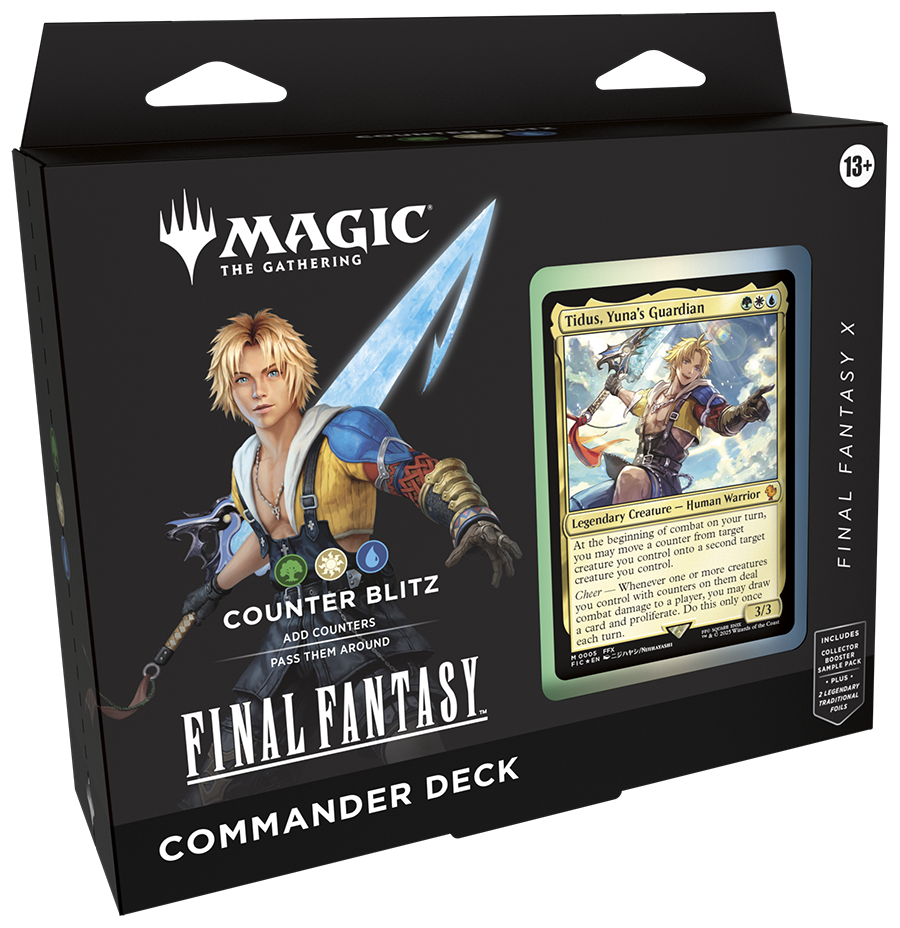 Magic the Gathering Final Fantasy Commander Decks (4 Decks Per Display)